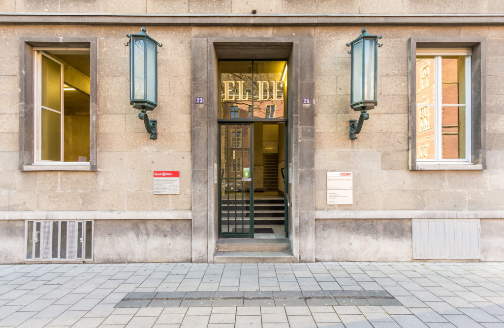 Eingang EL-DE-Haus, NS-Dokumentationszentrum der Stadt Köln