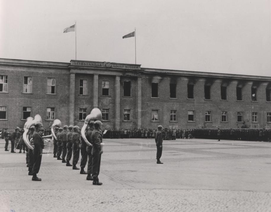 US troops occupying Berlin