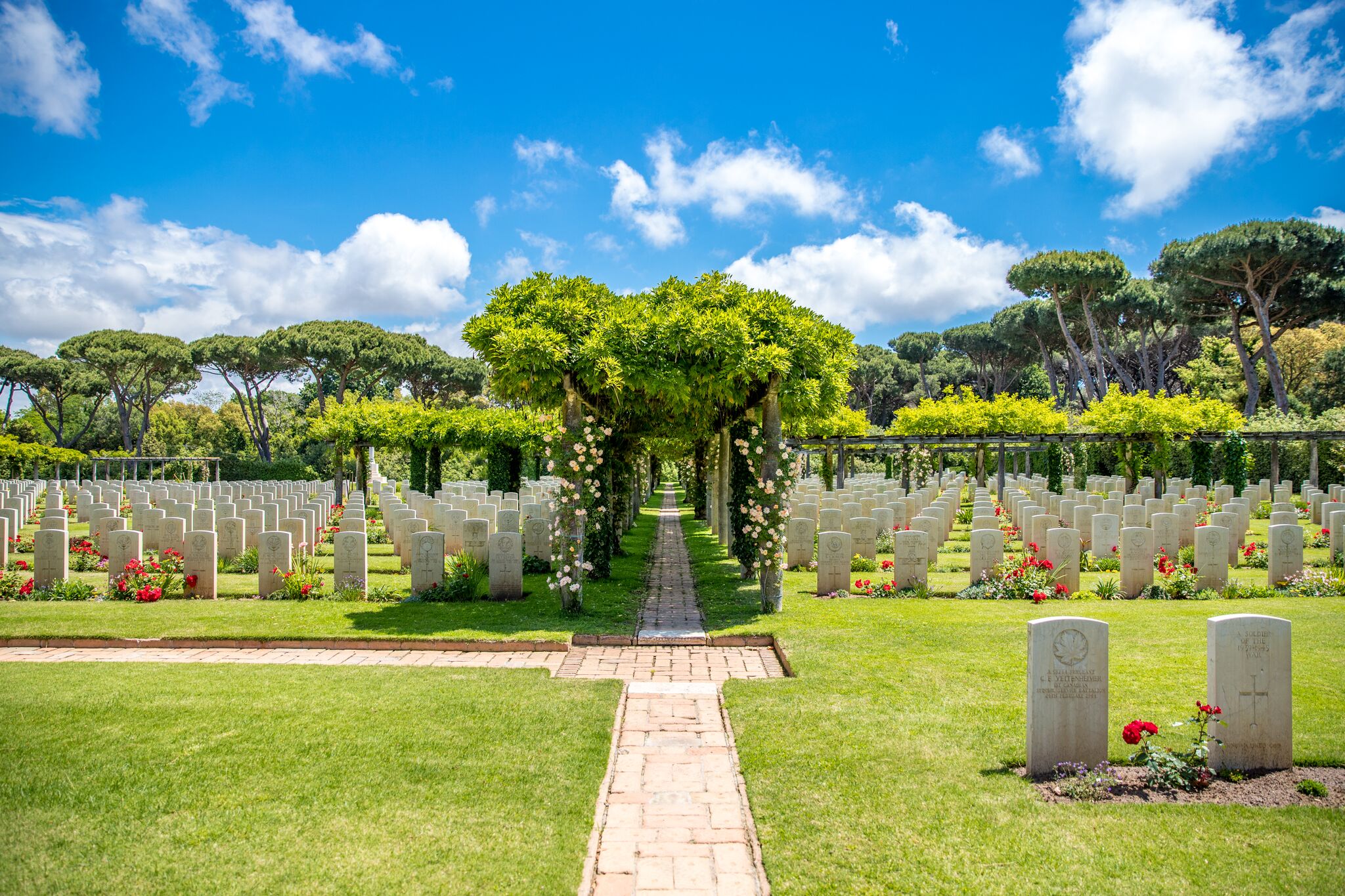 Der Commonwealth-Friedhof Beach Head War Cemetery