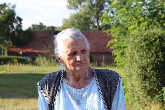 Czesława Sidor-Daniłowicz in 2014. © Dokumentationszentrum NS-Zwangsarbeit