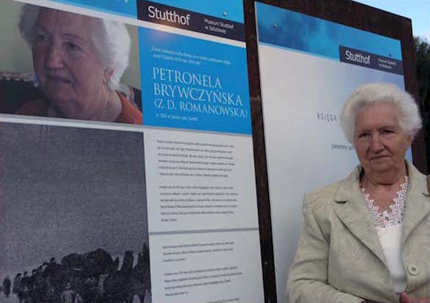 Petronela Brywczyńska visiting Stutthof in 2009. © Stutthof Museum in Sztutowo