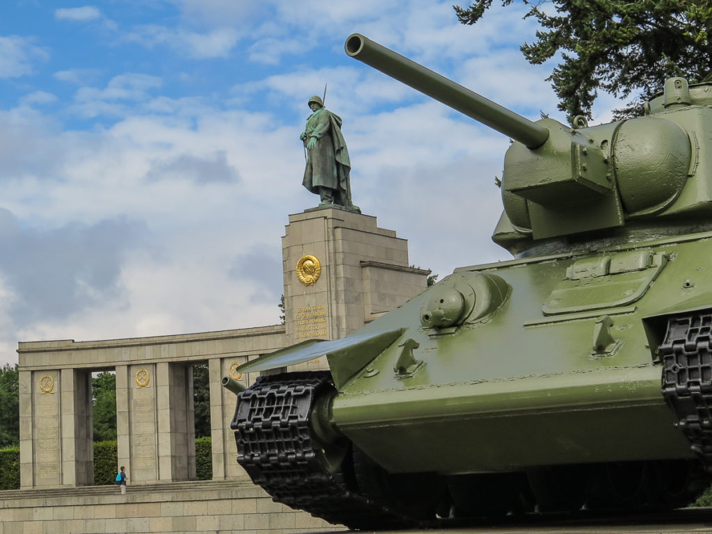 The Soviet War Memorial in Berlin Tiergarten