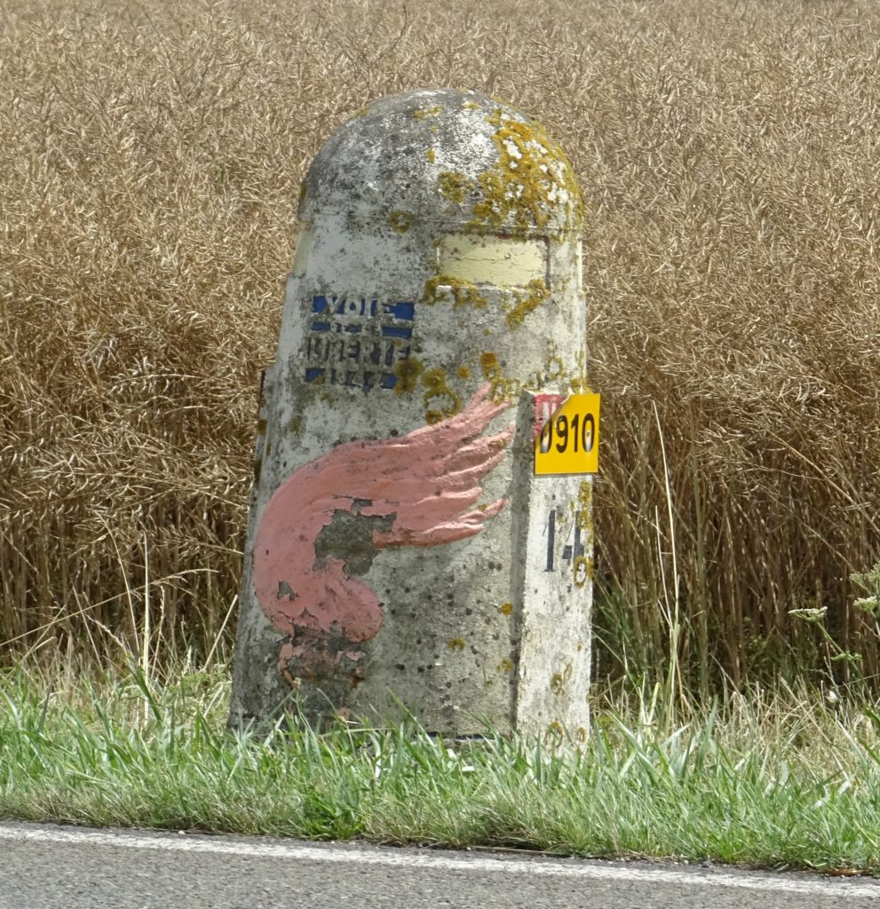 Antieke zuil in de Argonne