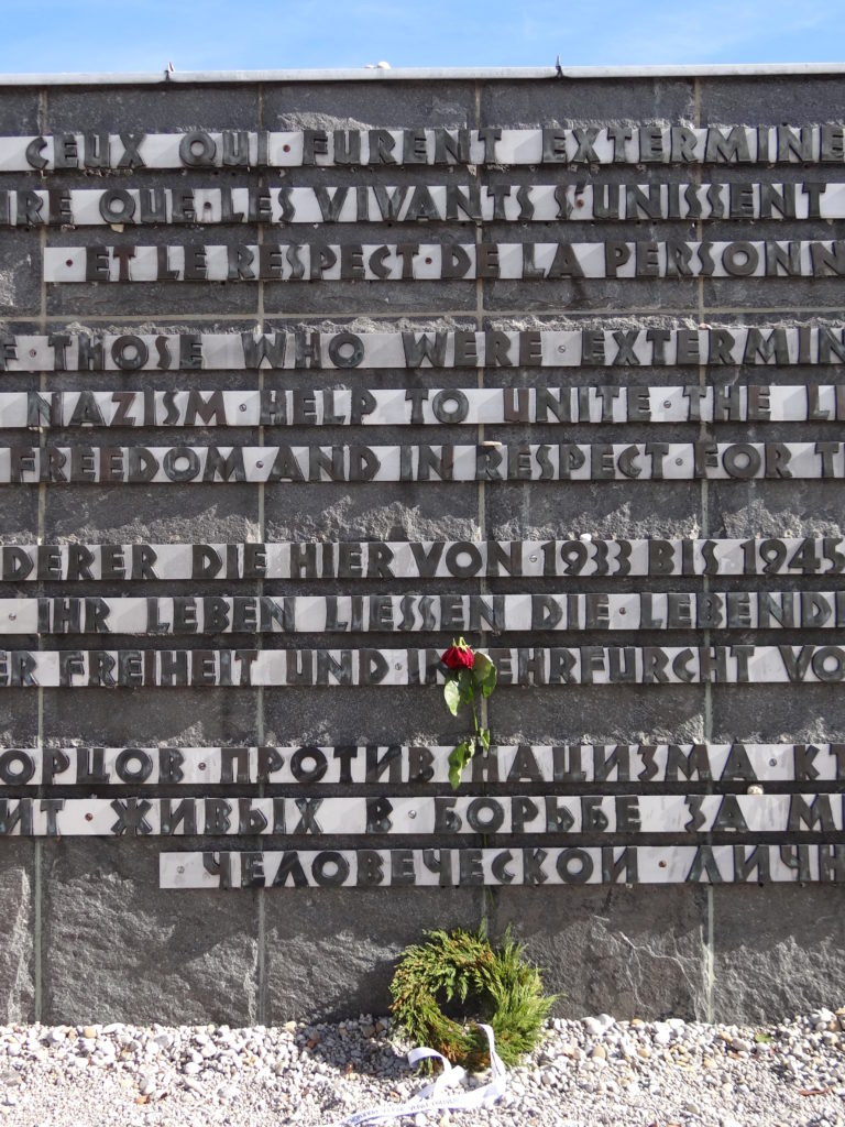 Memorial Wall at Dachau