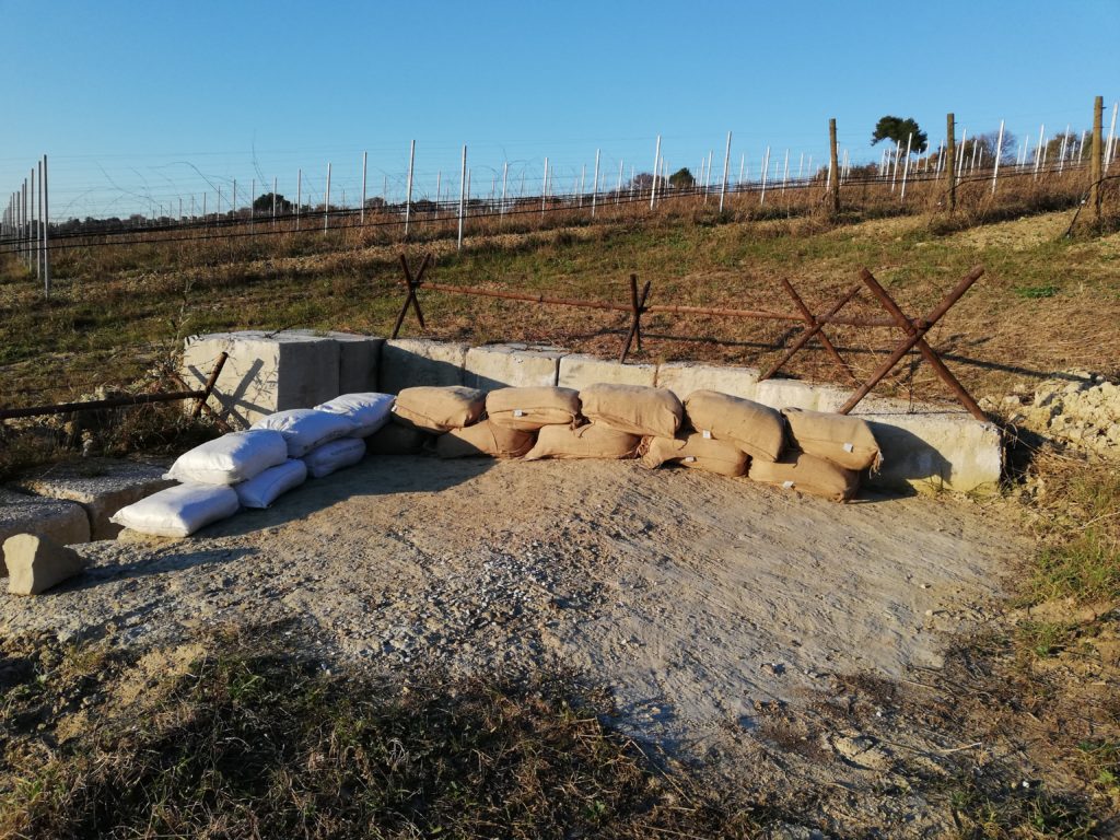 A war Bunker on the San Bartolo Hill