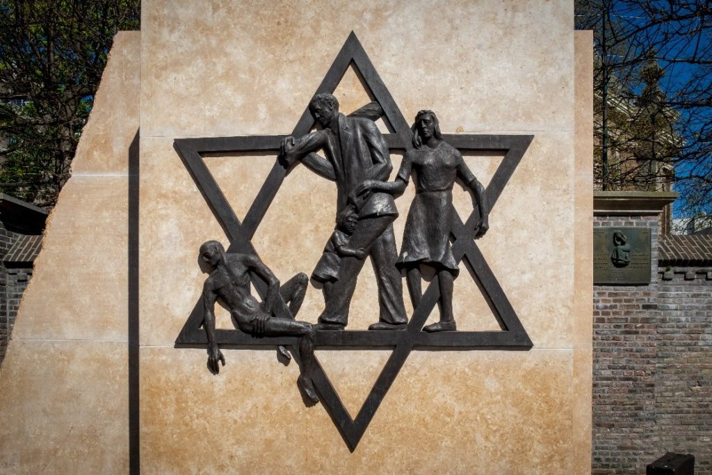 Detail of the Jewish Monument.