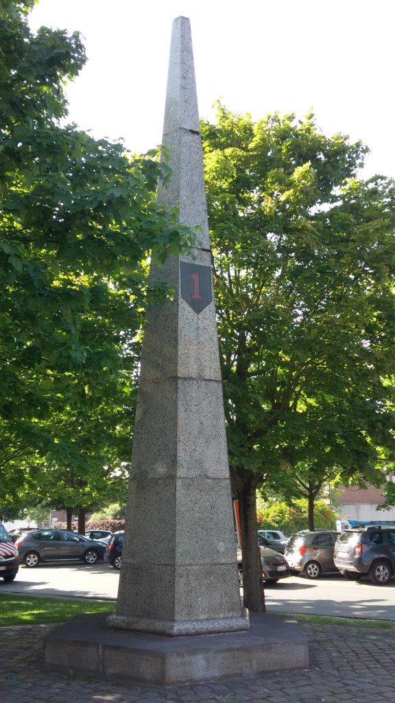 Monument dedicated to the 1st American Infantry Division