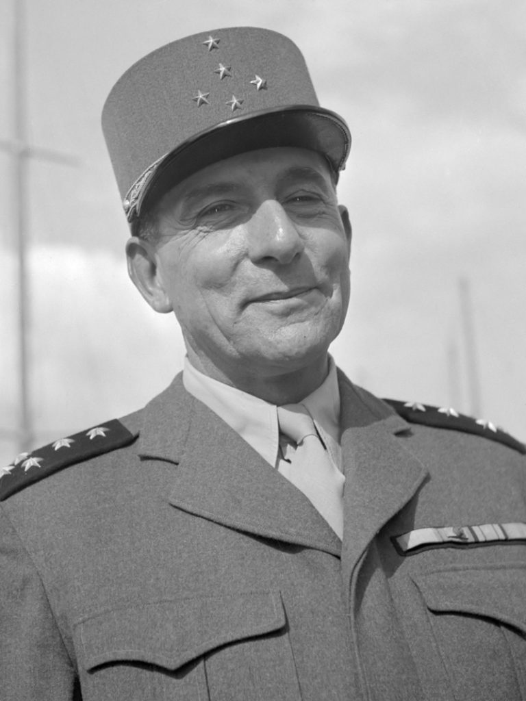 Marshall of France Jean de Lattre de Tassigny, photo taken in 1946