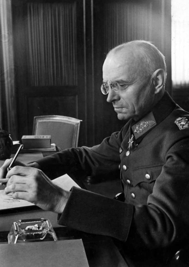 Alexander von Falkenhausen, bevelhebber van het militaire bestuur (Militärverwaltung) van mei 1940 tot juli 1944