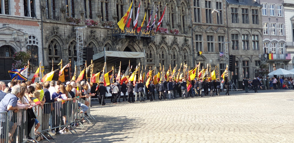 Mons (Bergen). 75ste verjaardag van de Bevrijding, septembre 2019.